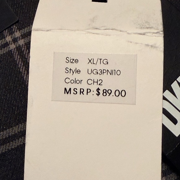 Women’s DKNY Plaid Trousers in Black and Gray XL Stretch - Picture 6 of 7